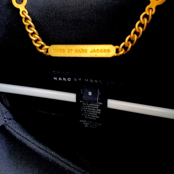 Marc Jacobs Black Jacket w/ Gold accent. Like new. - Picture 3 of 3